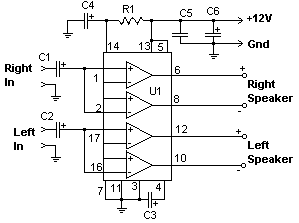 This is the schematic of the 22 Watt Amp