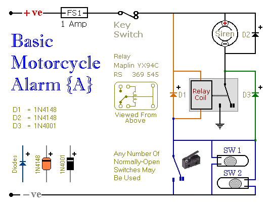 Alarm No.5 -
Schematic Diagram