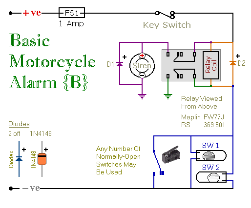 Alarm No.6 -
Schematic Diagram