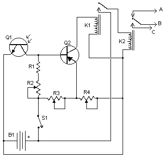 Schematic for Automatic Headlight Brightness Switch