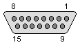 15 pin D-SUB female