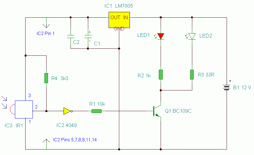 IR extender Circuit