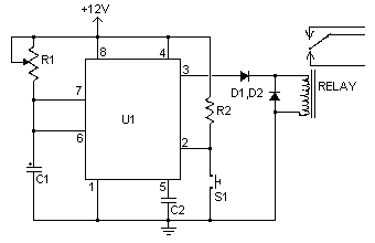 Schematic for Touch Switch 