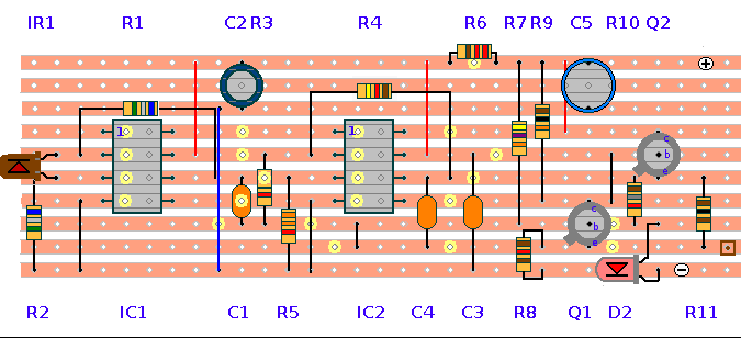 Mk5 veroboard layout
