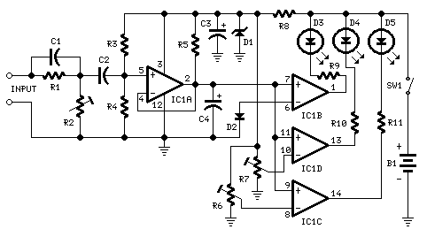 Power indicator circuit diagram