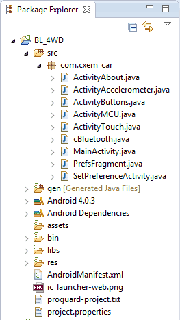 CxemCar settings