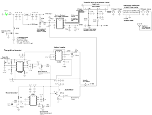 Schematic mobile phone jammer. Click for larger image.