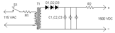 This is the schematic of the laser power supply