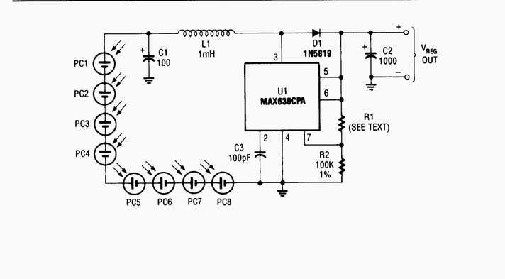 This circuit delivers either 4.8 or 7.2 V regulated at 15 mA with a 3-V 
