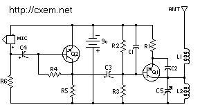 This is the schematic of the FM Transmitter