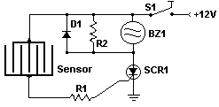 This is the schematic of the Rain Detector